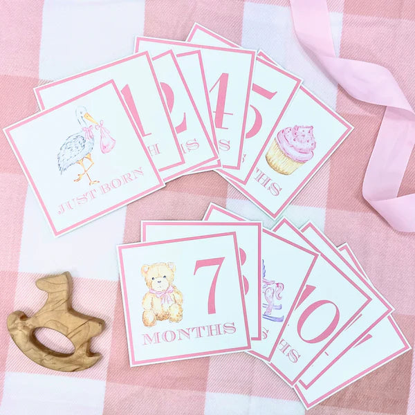 Sir Propers Month Markers Palm Beach Pink