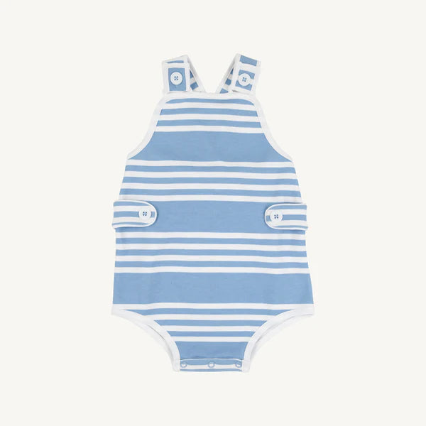 TBBC Skipper Sunsuit Sarasota Sky Saddle Ridge Stripe