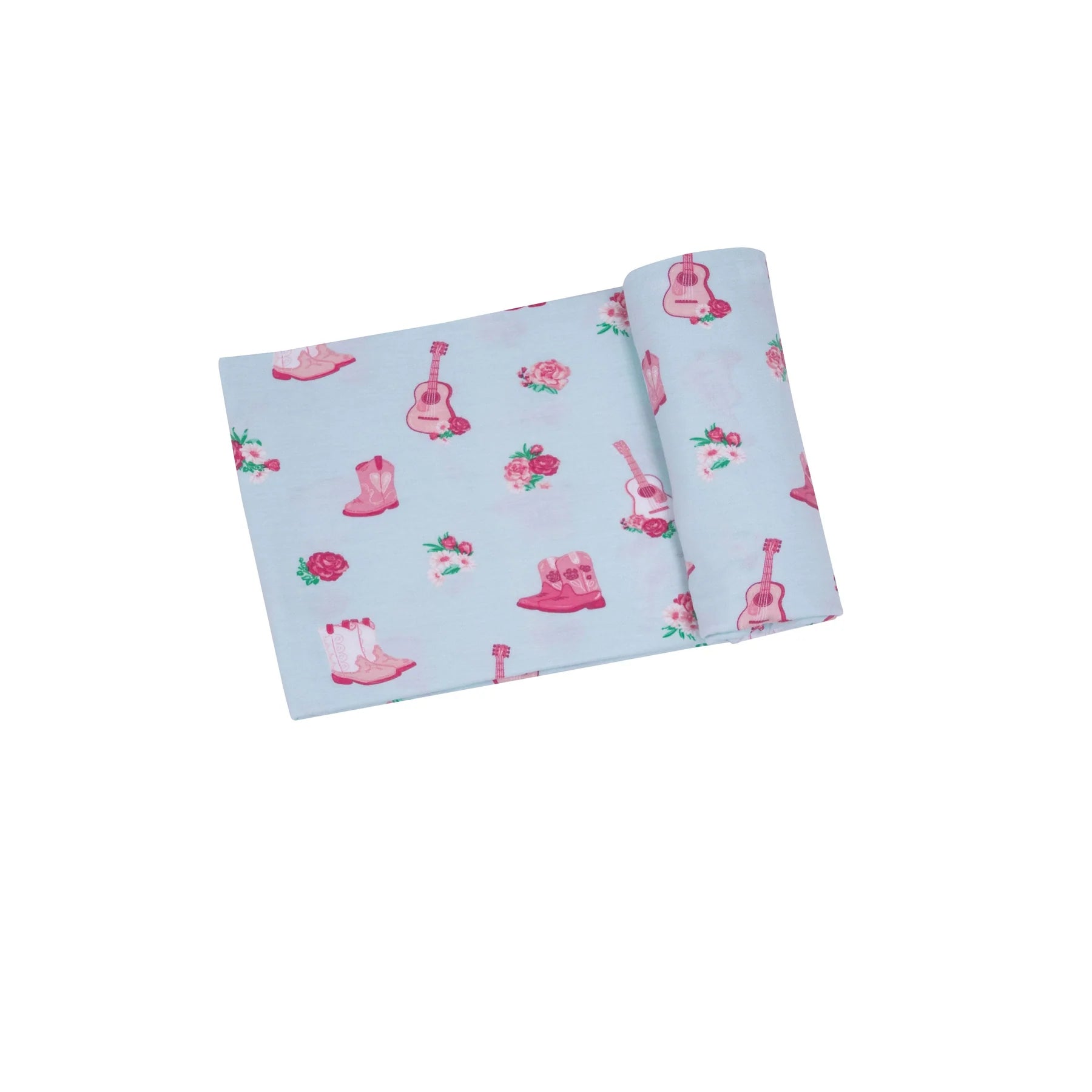 Blue Rose Fancy Cowgirl Swaddle