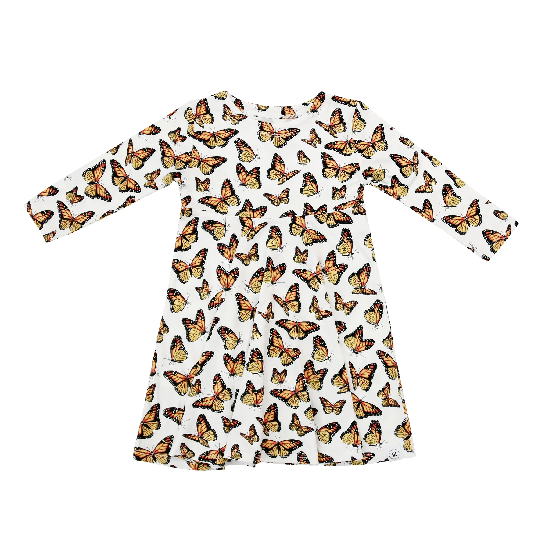 Monarch Butterfly Migration Twirly Dress