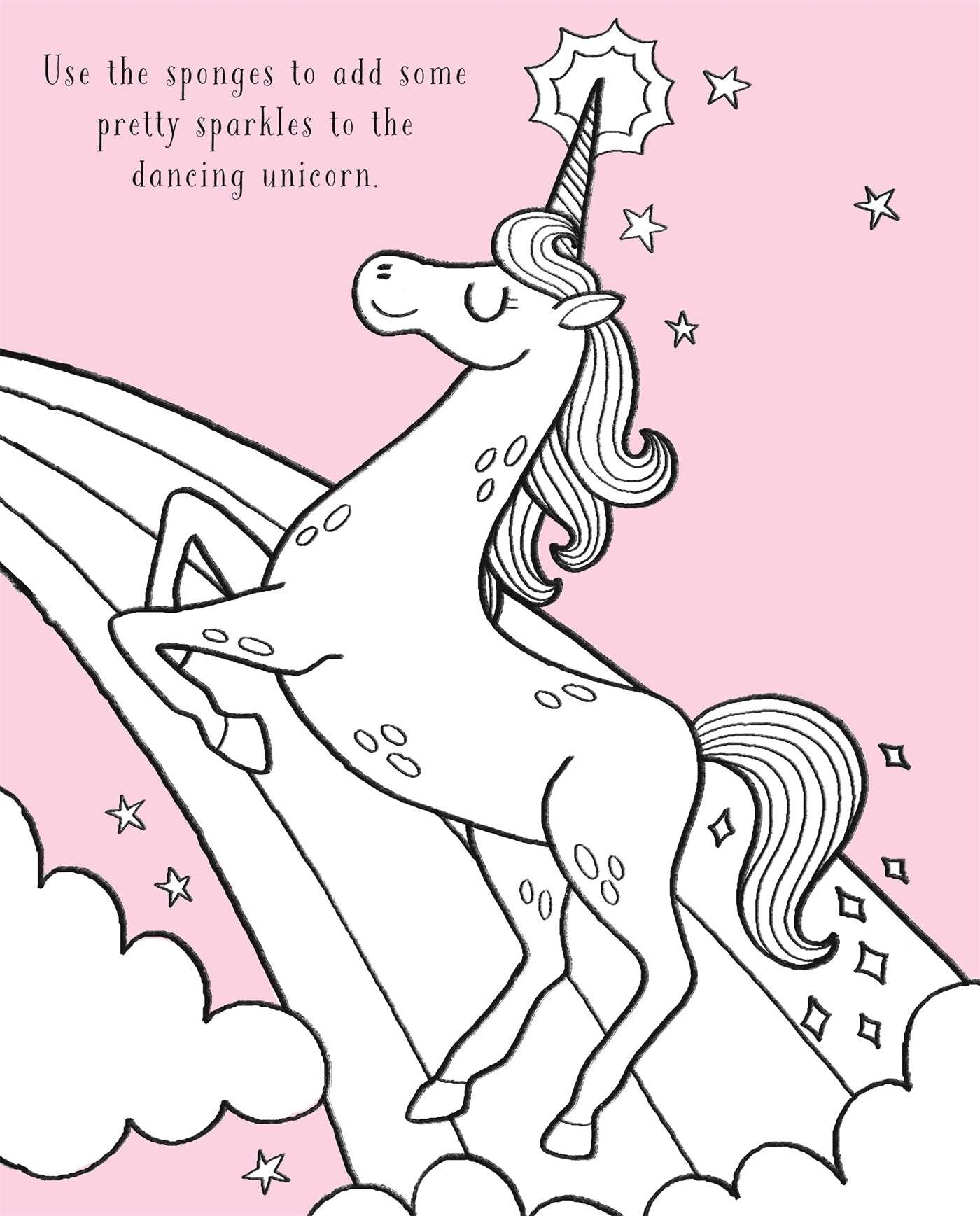Sponge Art Unicorns and Magical Creatures by IglooBooks