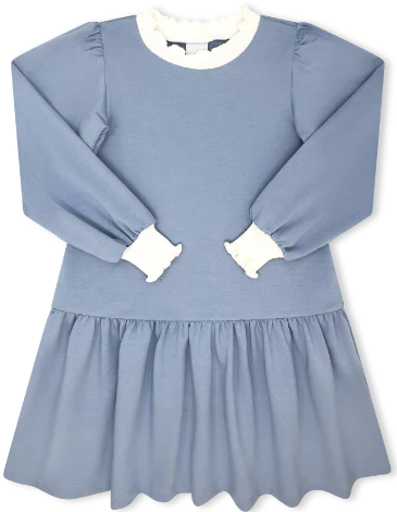 Lake Blue Dorothy Drop Waist Dress