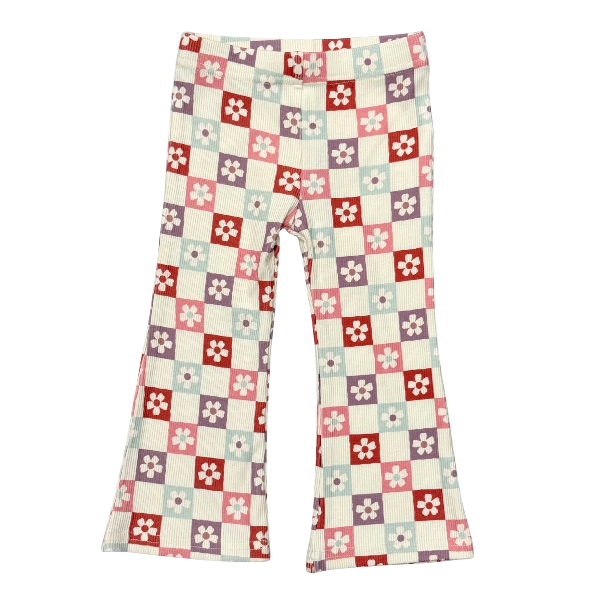 Wavy Daisy Checkered Set