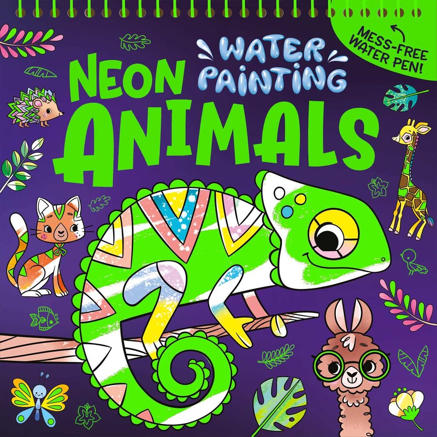 Water Painting: Neon Animals by IglooBooks