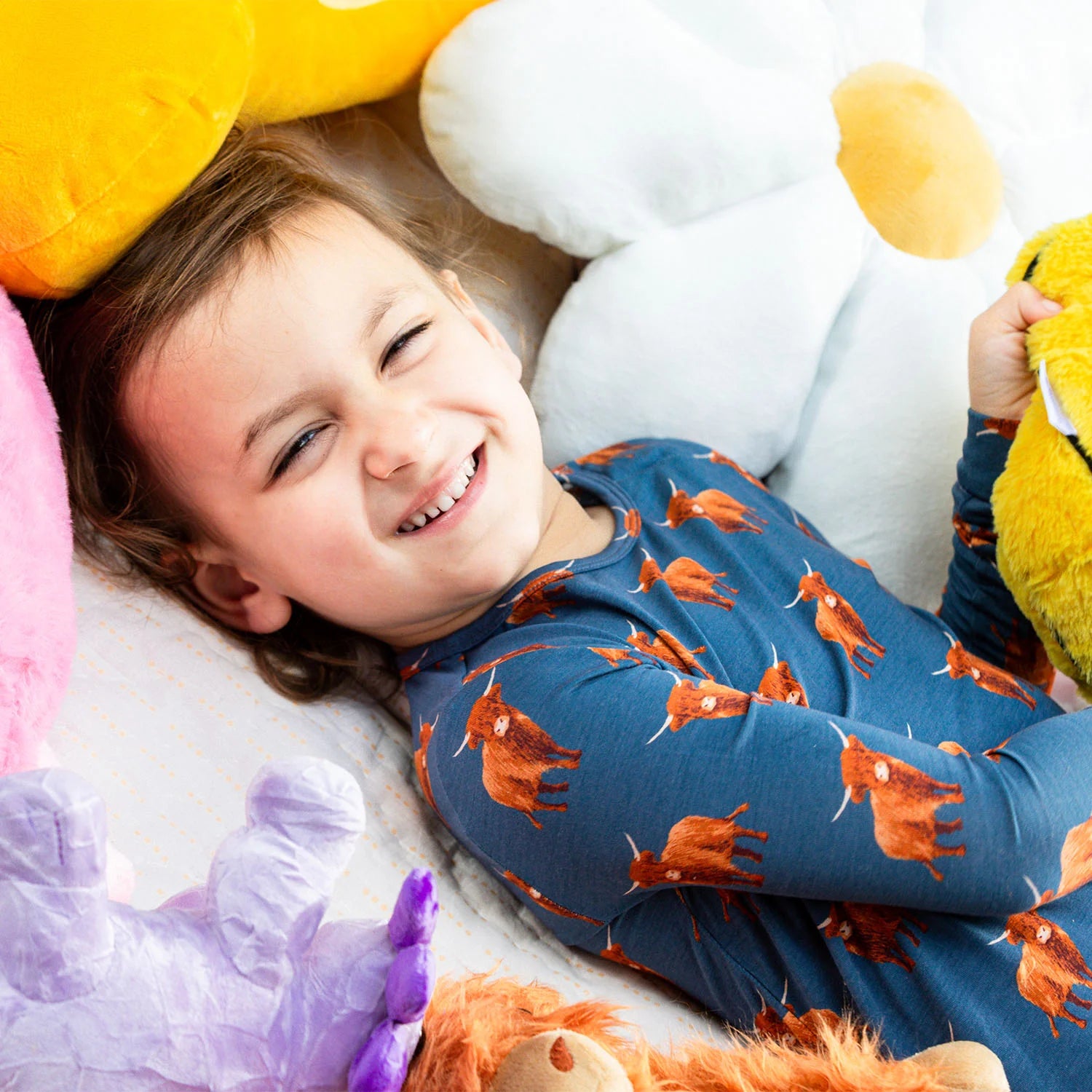 Blue Word to Your Herd LS PJ Set