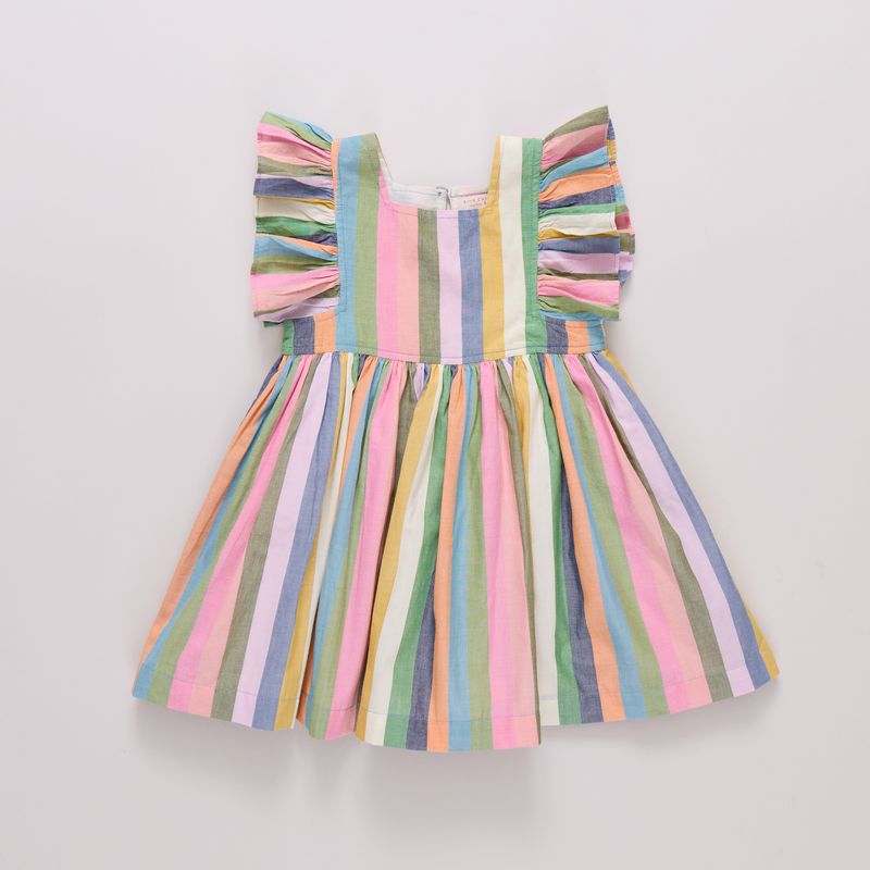 Pastel Parade Stripe Elsie Dress