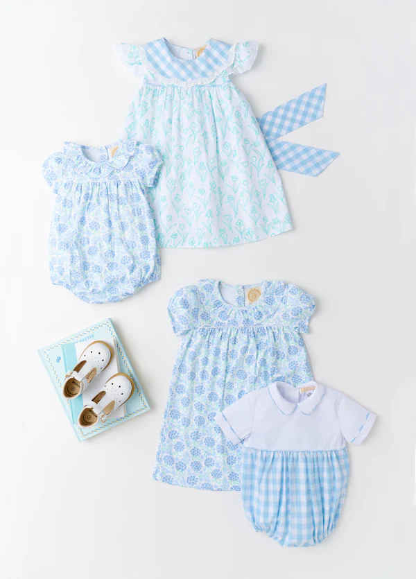 TBBC Bradford Bubble White Barrington Blue Check