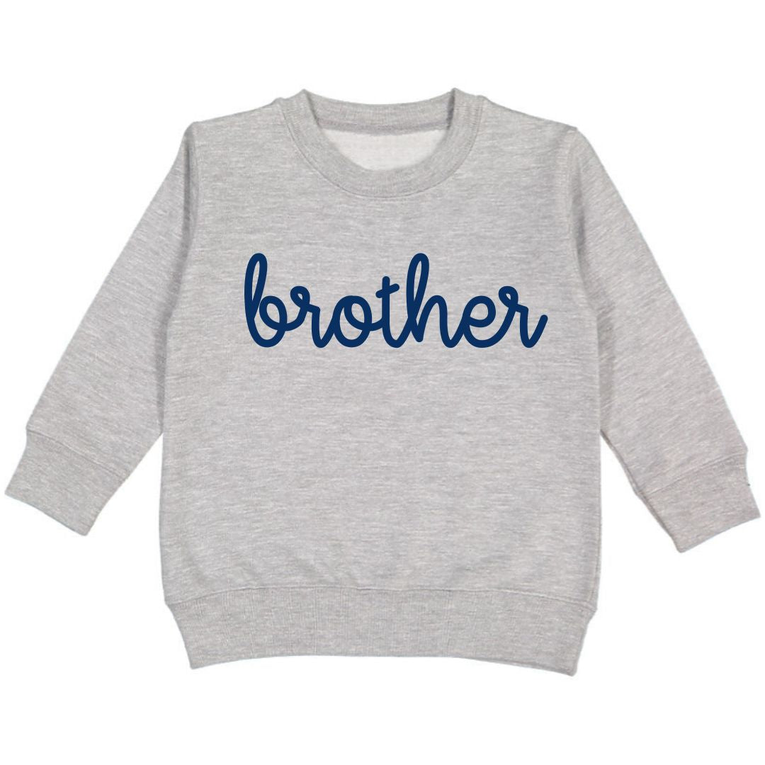 Gray "Brother" Sweatshirt