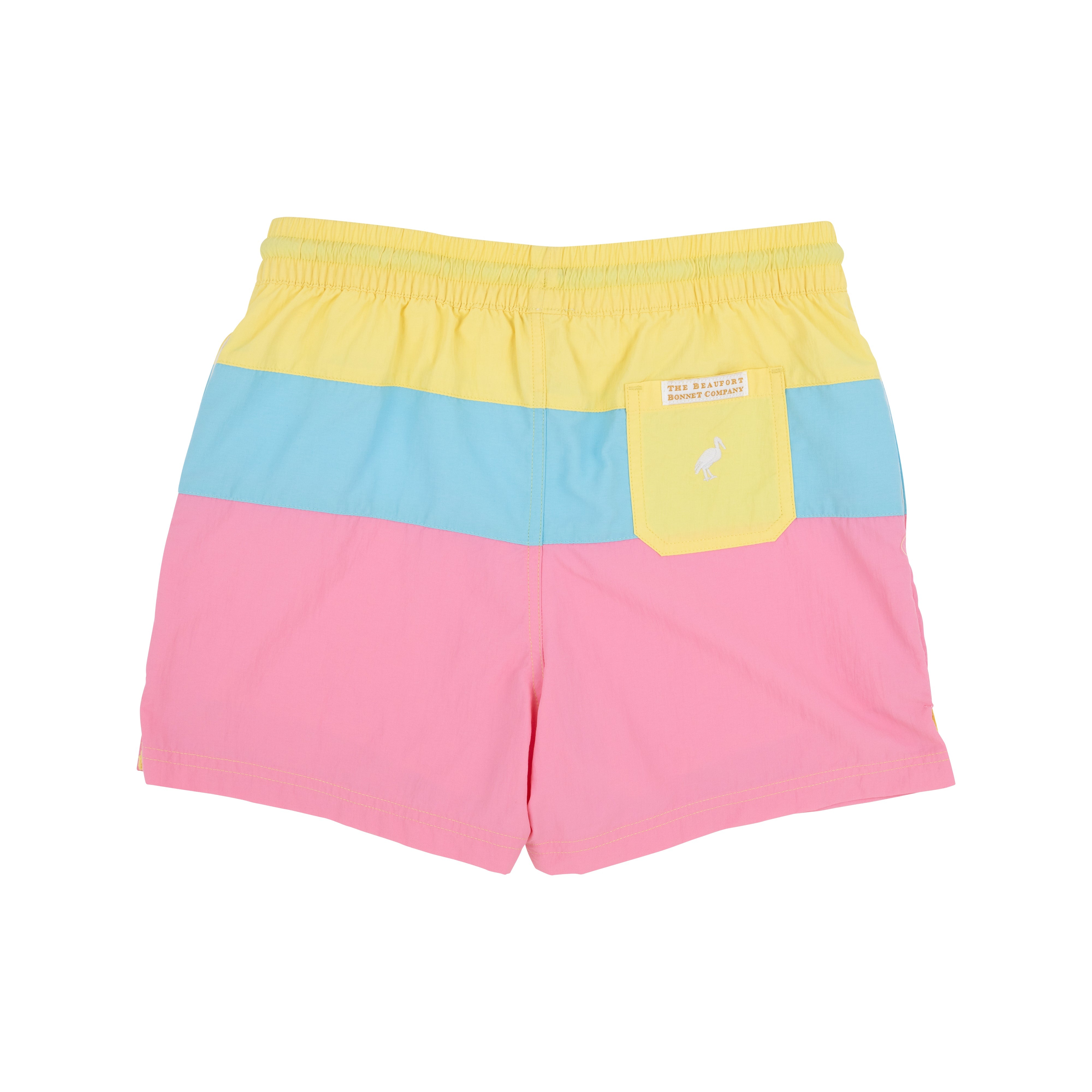 TBBC Country Club Colorblock Trunk Yellow Blue Pink
