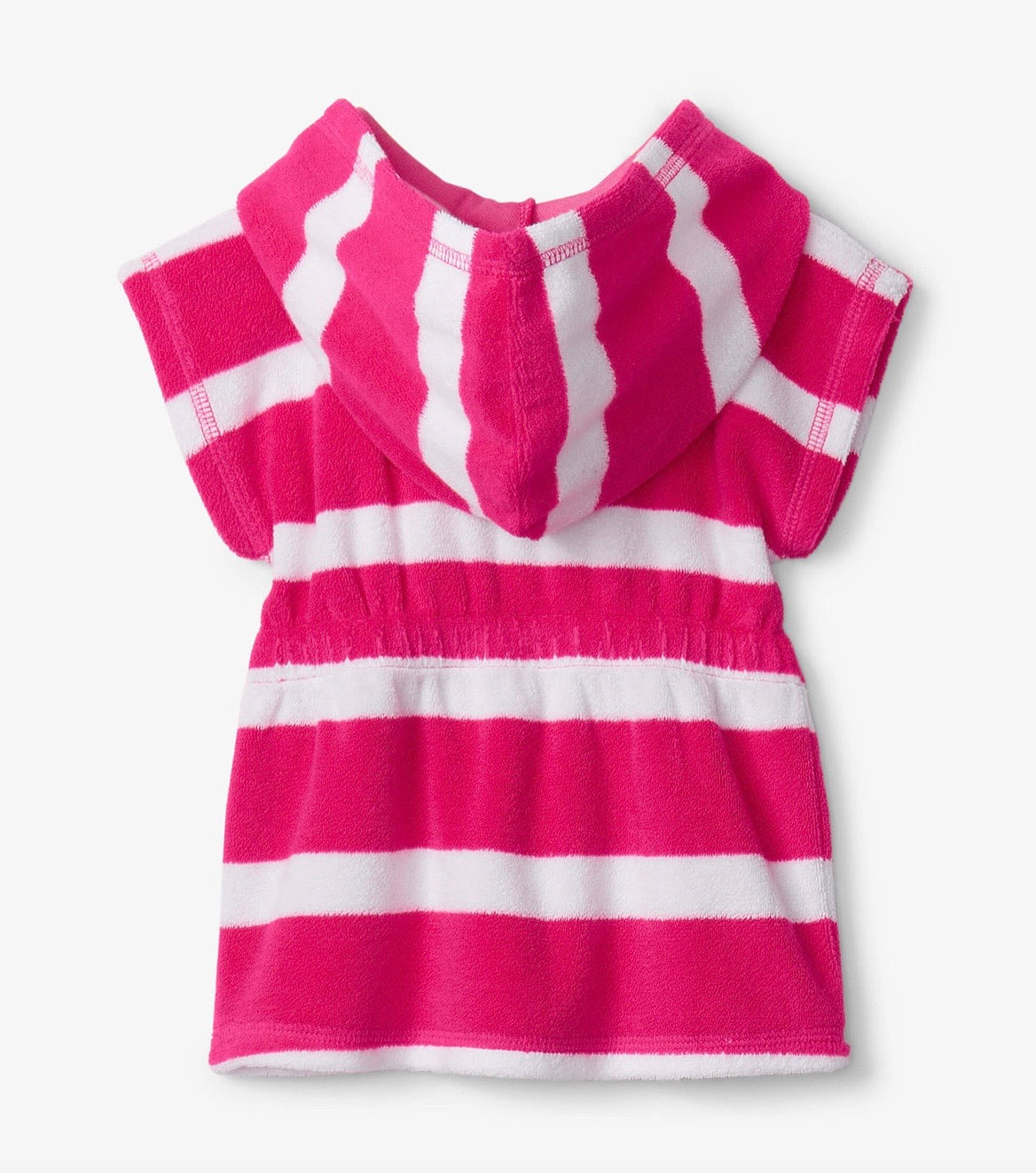 Hot Pink Rainbow Stripe Terry Baby Coverup