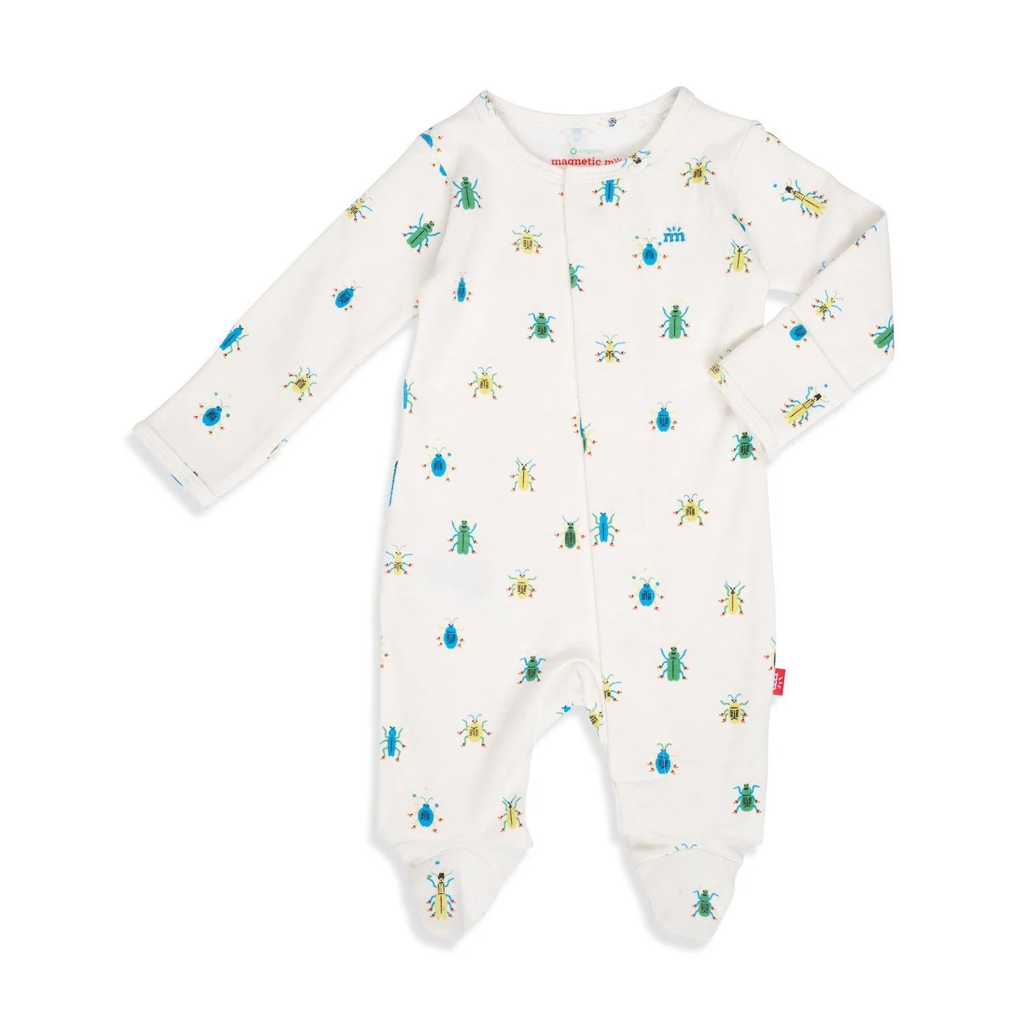 Magnetic Just Wing It Bugs Organic Cotton Footie