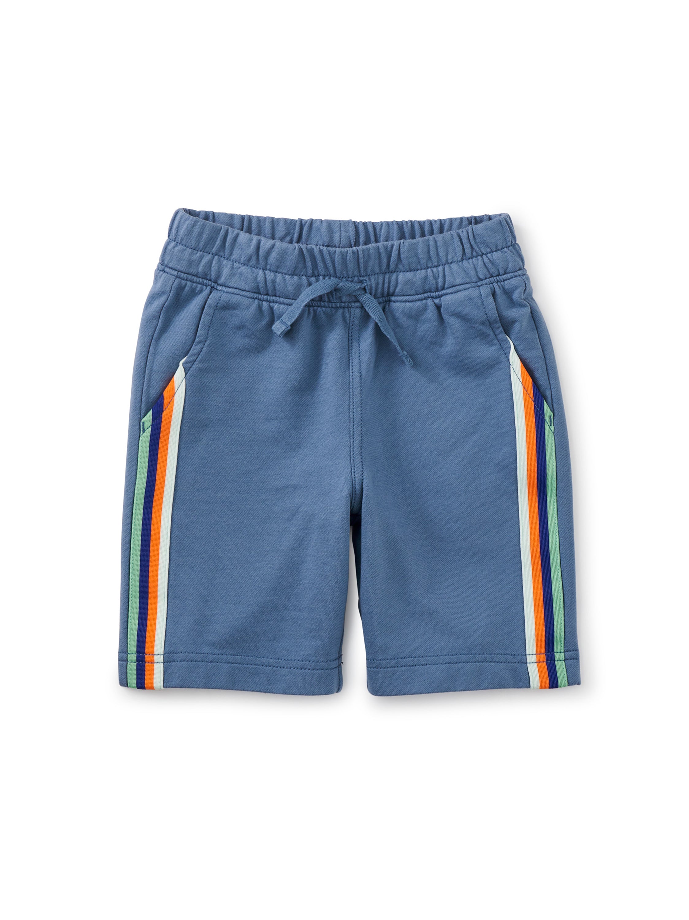 Coronet Blue Side Stripe Baby Soca Shorts