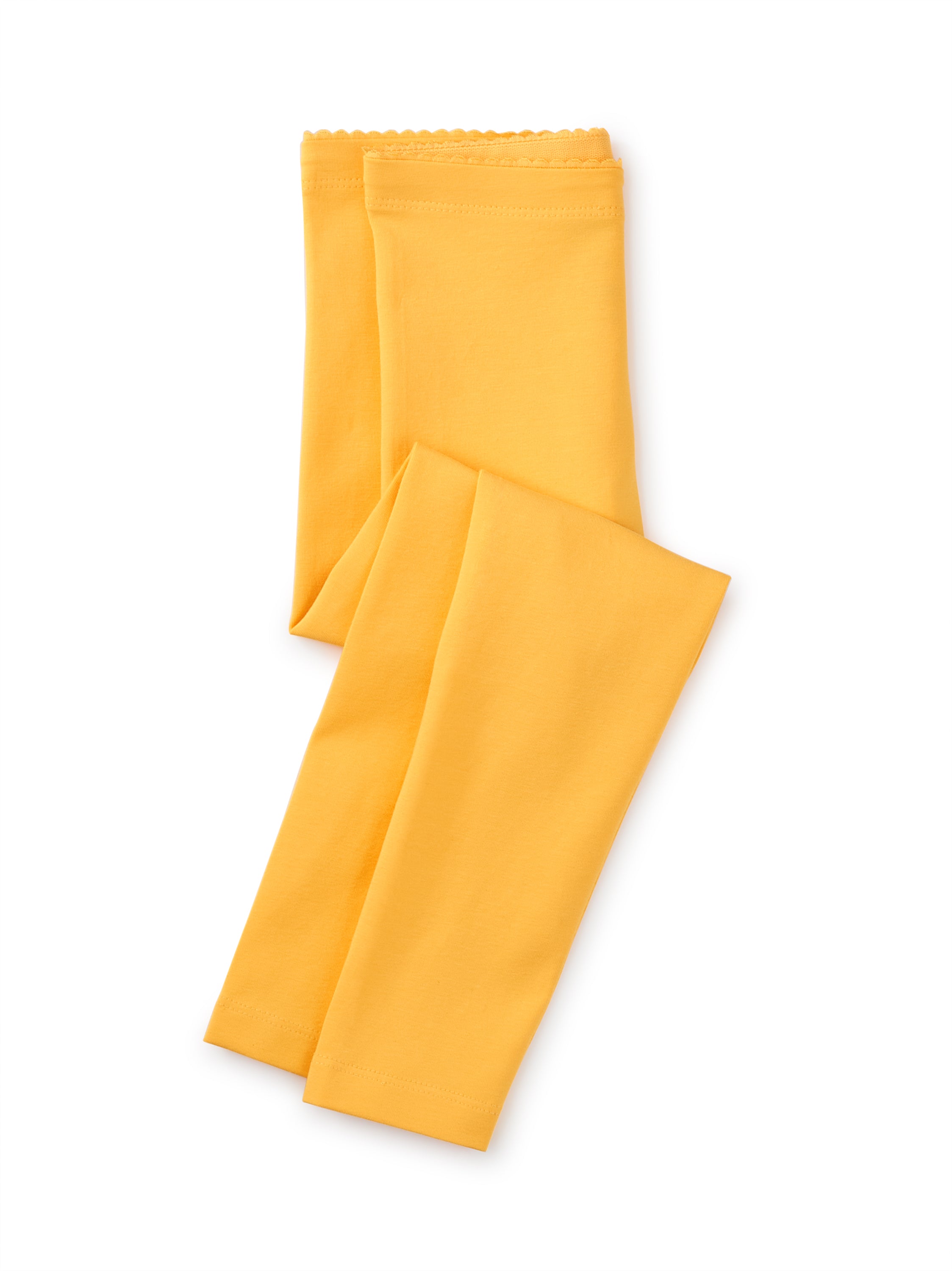 Del Sol Yellow Baby Solid Leggings